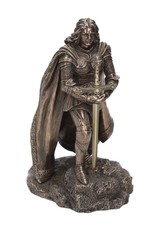 Veronese Design Giftware & Lifestyle - King Arthur Sword in the Stone Bronzed Letter Opener 21cm