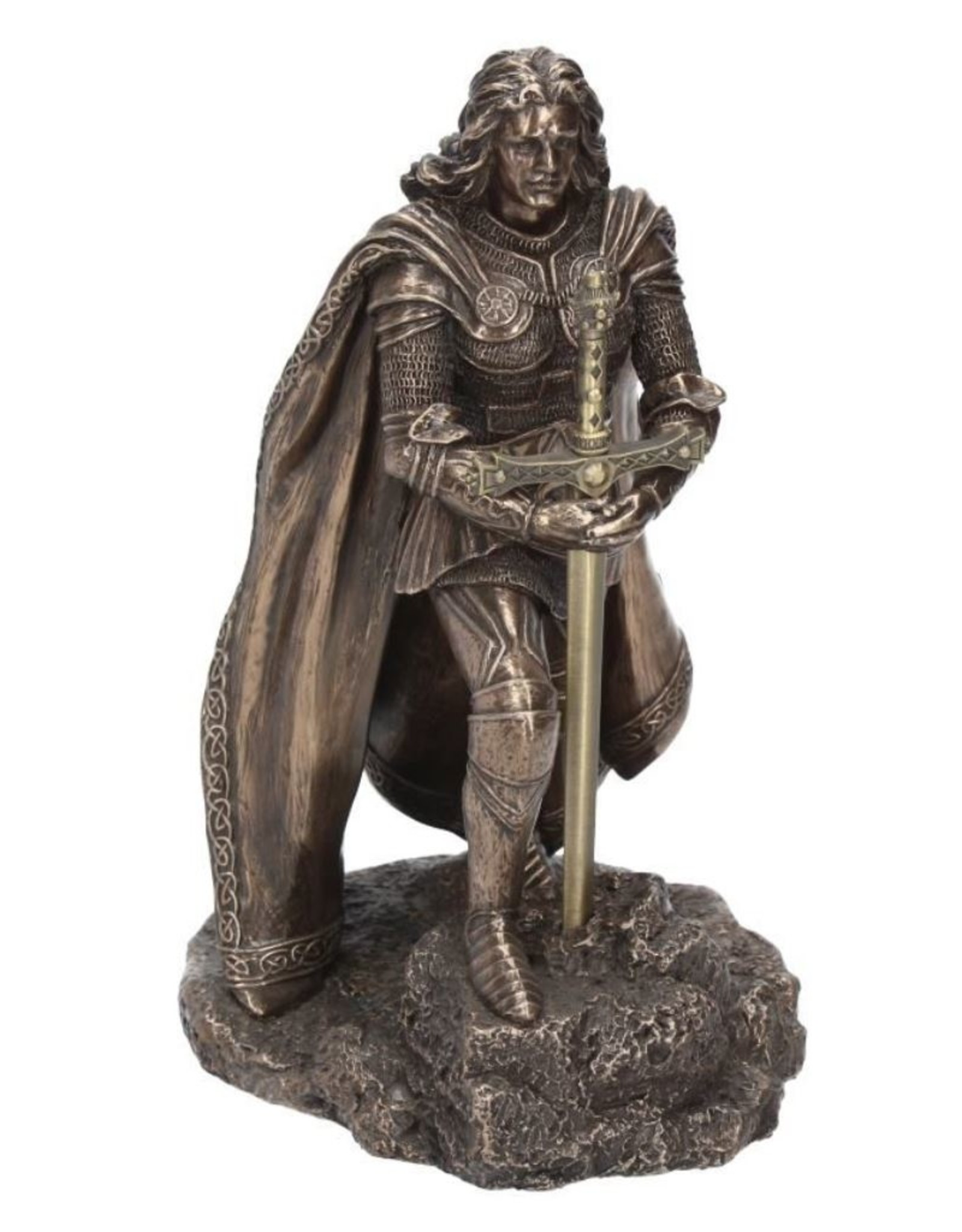 Veronese Design Giftware & Lifestyle - King Arthur Sword in the Stone Bronzed Letter Opener 21cm