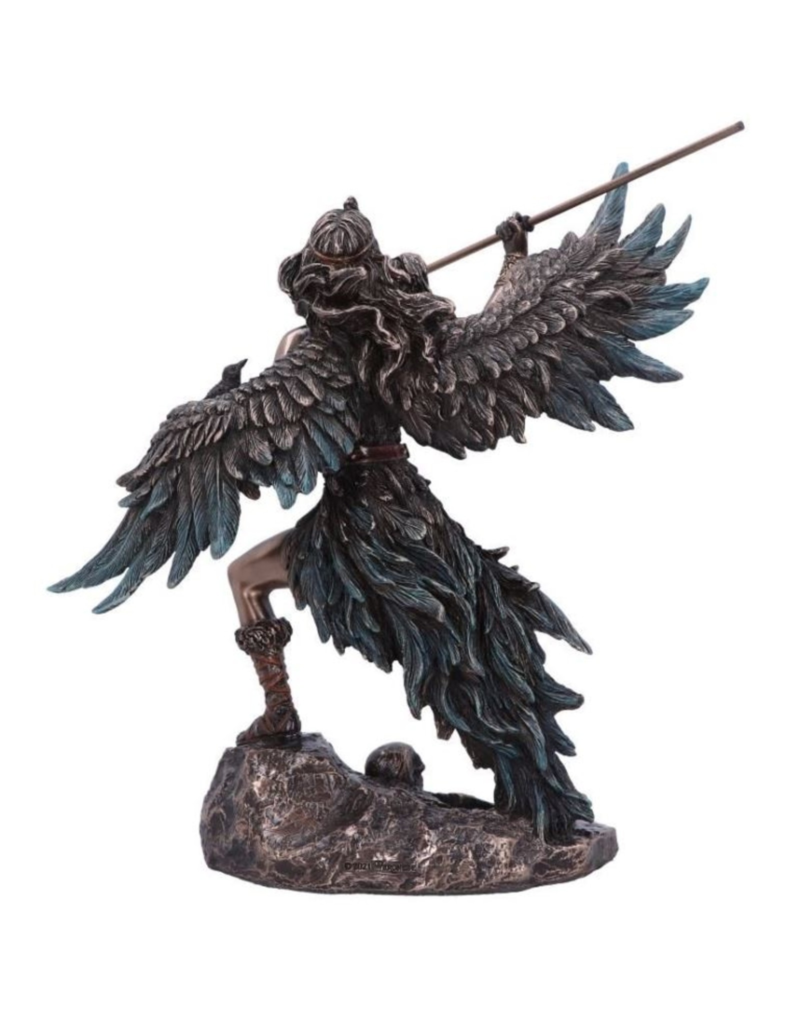 Veronese Design Giftware Beelden Collectables  - Morrigan Keltische Fantoomkoningin Gebronds Beeld 22cm