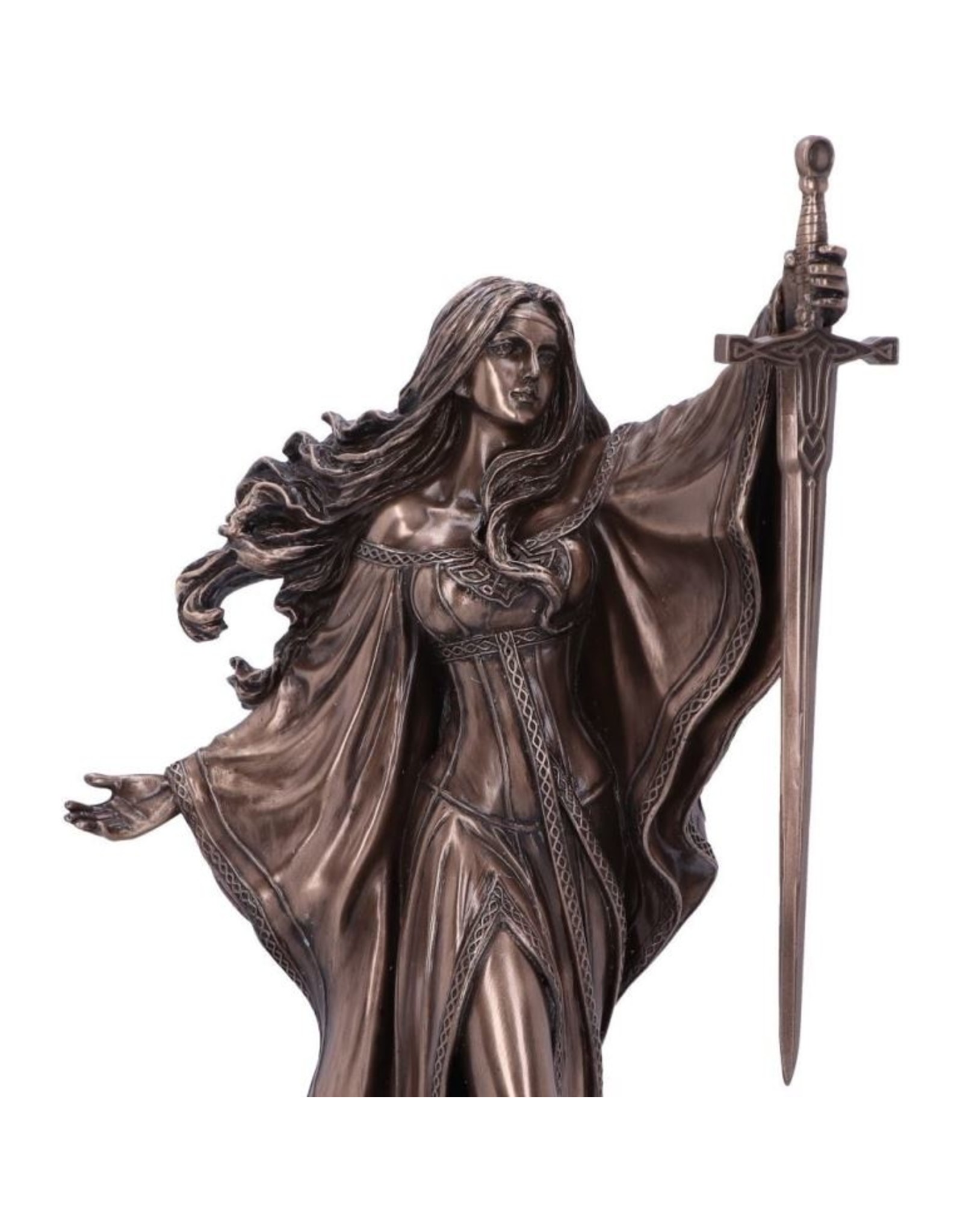 Veronese Design Giftware Figurines Collectables - James Ryman Lady of the Lake Bronzed Figurine 24cm