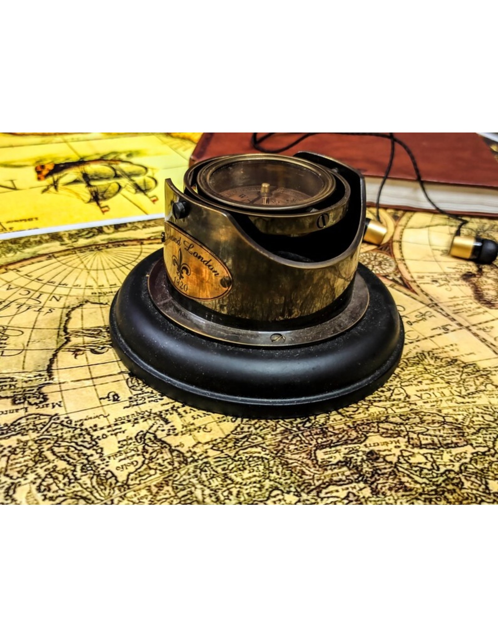 Trukado Miscellaneous - Scheepskompas Messing Werkende Replica