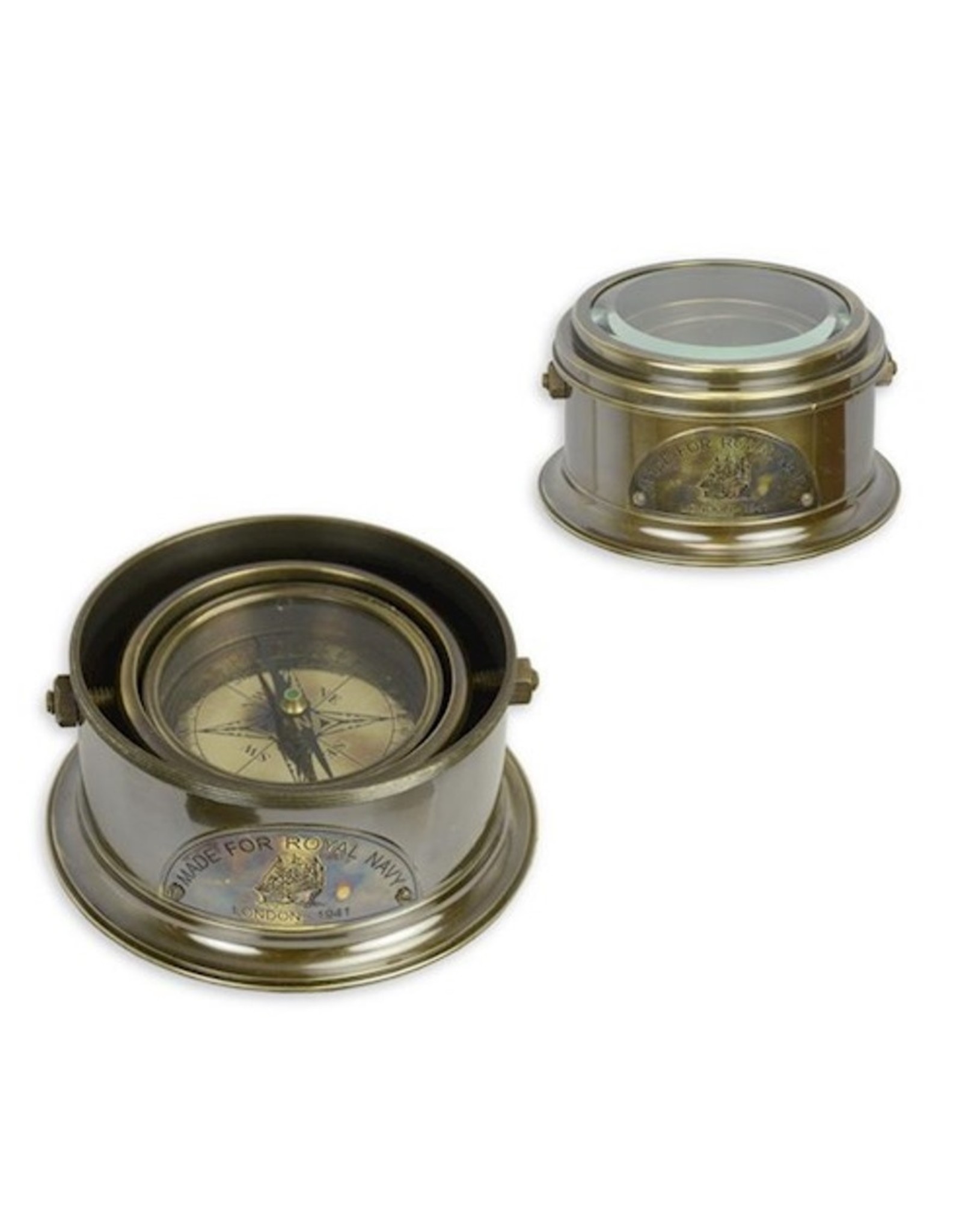 Trukado Miscellaneous - Royal Navy Compass - Brass - British Navy