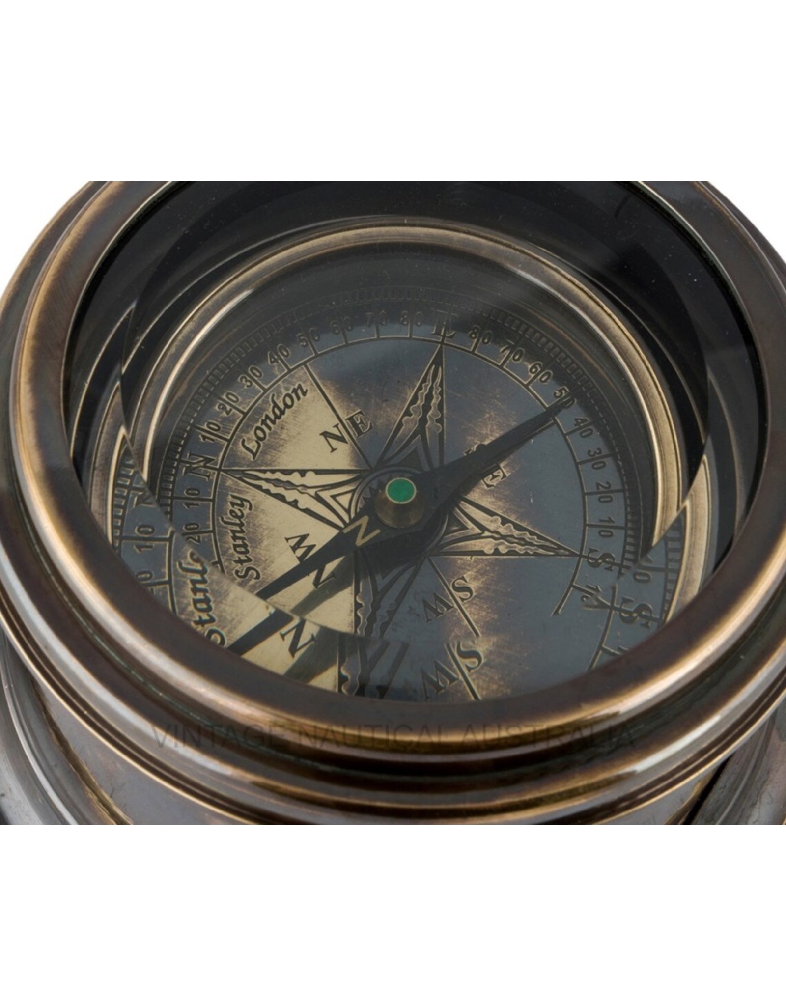 Trukado Miscellaneous -  Royal Navy Compass - Brass - British Navy