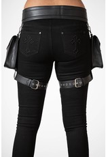 Killstar Gothic bags Steampunk bags - Killstar Belt with Pockets and Leg Straps Nu-World