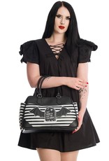 Banned Gothic Bags Steampunk Bags - Banned Tombstone with Bat Wings handbag