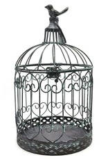 Trukado Miscellaneous - Brocante Metal Bird Cage Vintage Look (round) - Set of 2