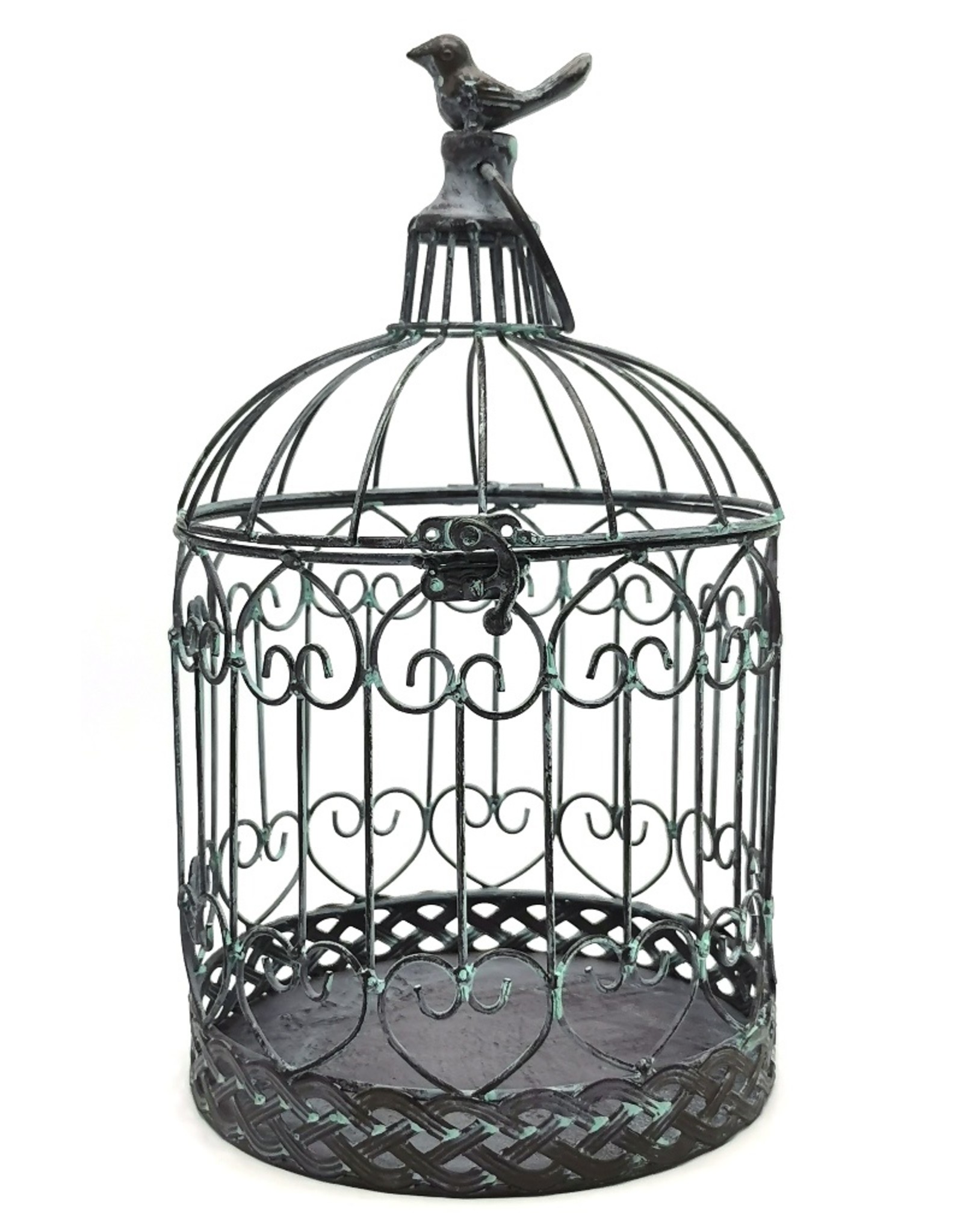 Trukado Miscellaneous - Brocante Metal Bird Cage Vintage Look (round) - Set of 2