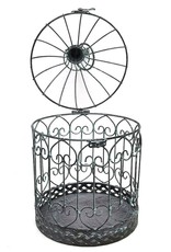 Trukado Miscellaneous - Brocante Metal Bird Cage Vintage Look (round) - Set of 2