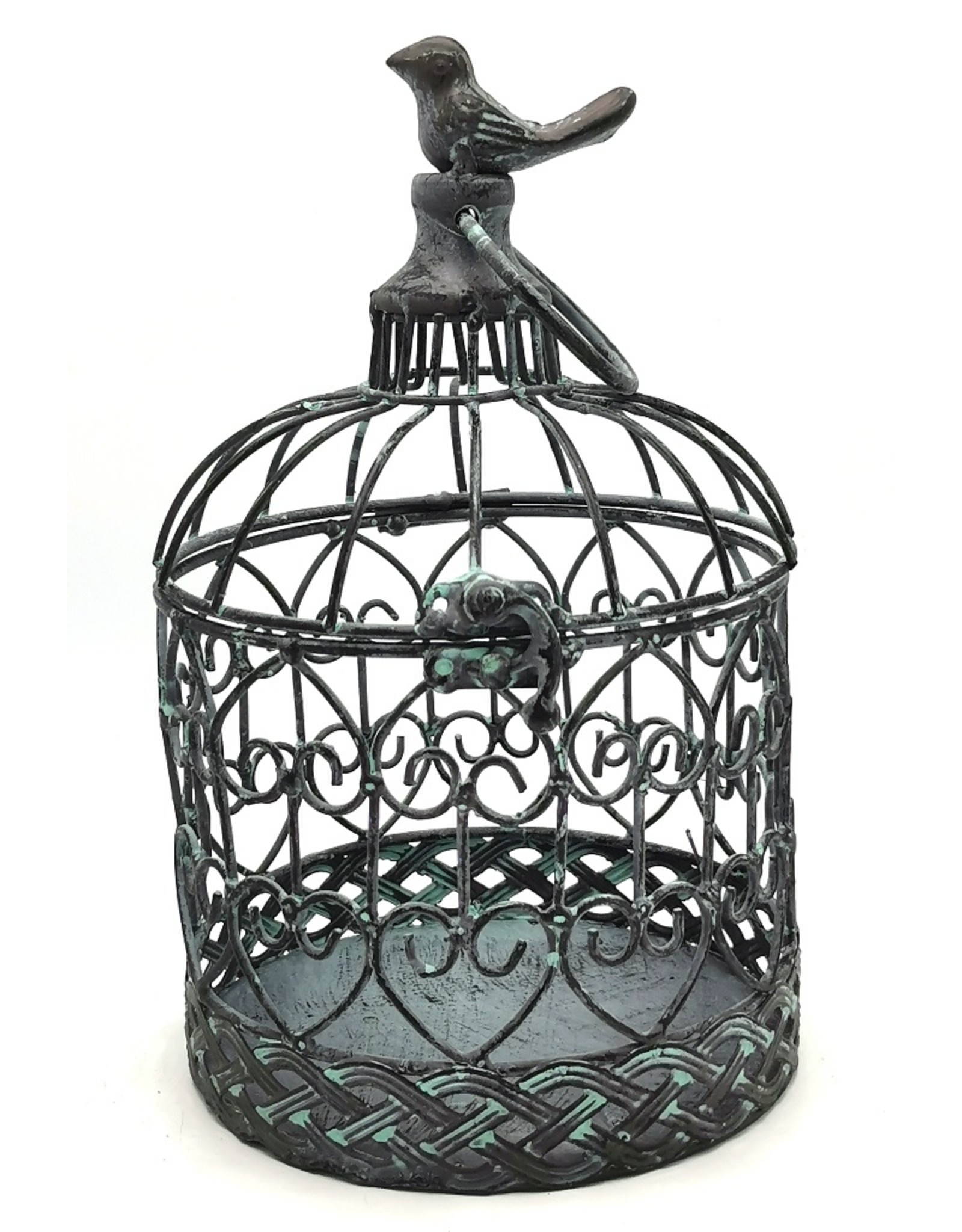 Trukado Miscellaneous - Brocante Metal Bird Cage Vintage Look (round) - Set of 2