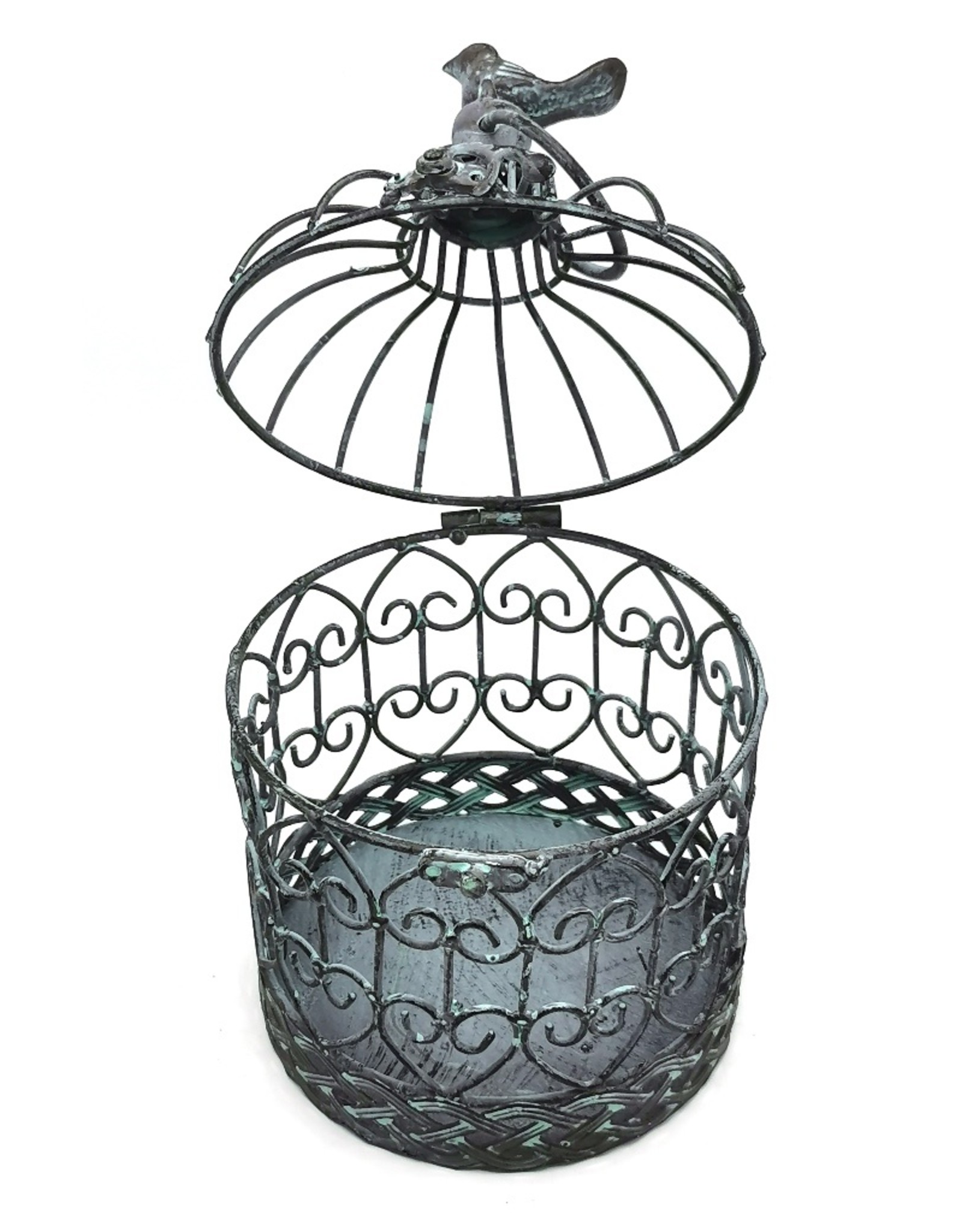 Trukado Miscellaneous - Brocante Metal Bird Cage Vintage Look (round) - Set of 2