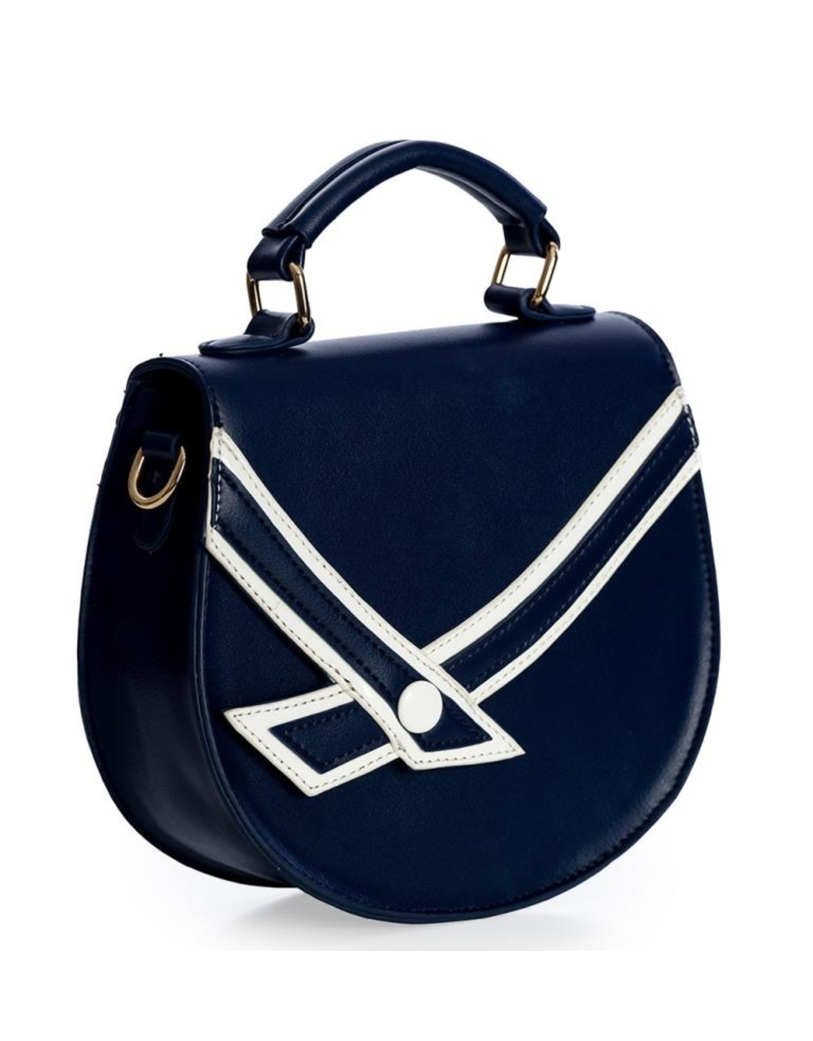 Banned Vintage bags Retro Bags - Banned Nautical Kelly Lee Handbag Navy