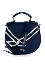 Banned Vintage bags Retro Bags - Banned Nautical Kelly Lee Handbag Navy