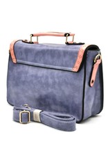 Banned Retro bags  Vintage bags - Banned Retro Scandal Handbag Grey-blue-pink