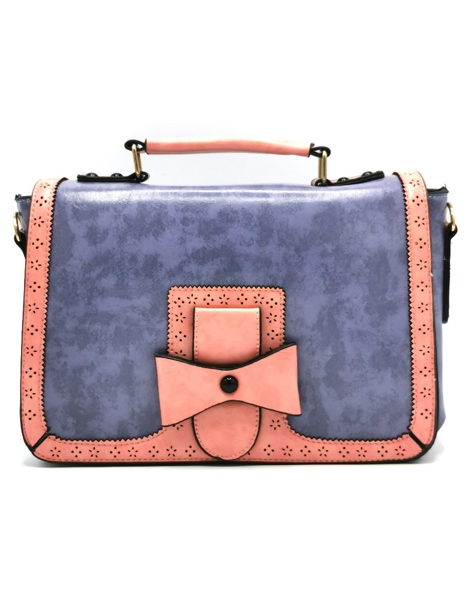 Banned Retro bags  Vintage bags - Banned Retro Scandal Handbag Grey-blue-pink