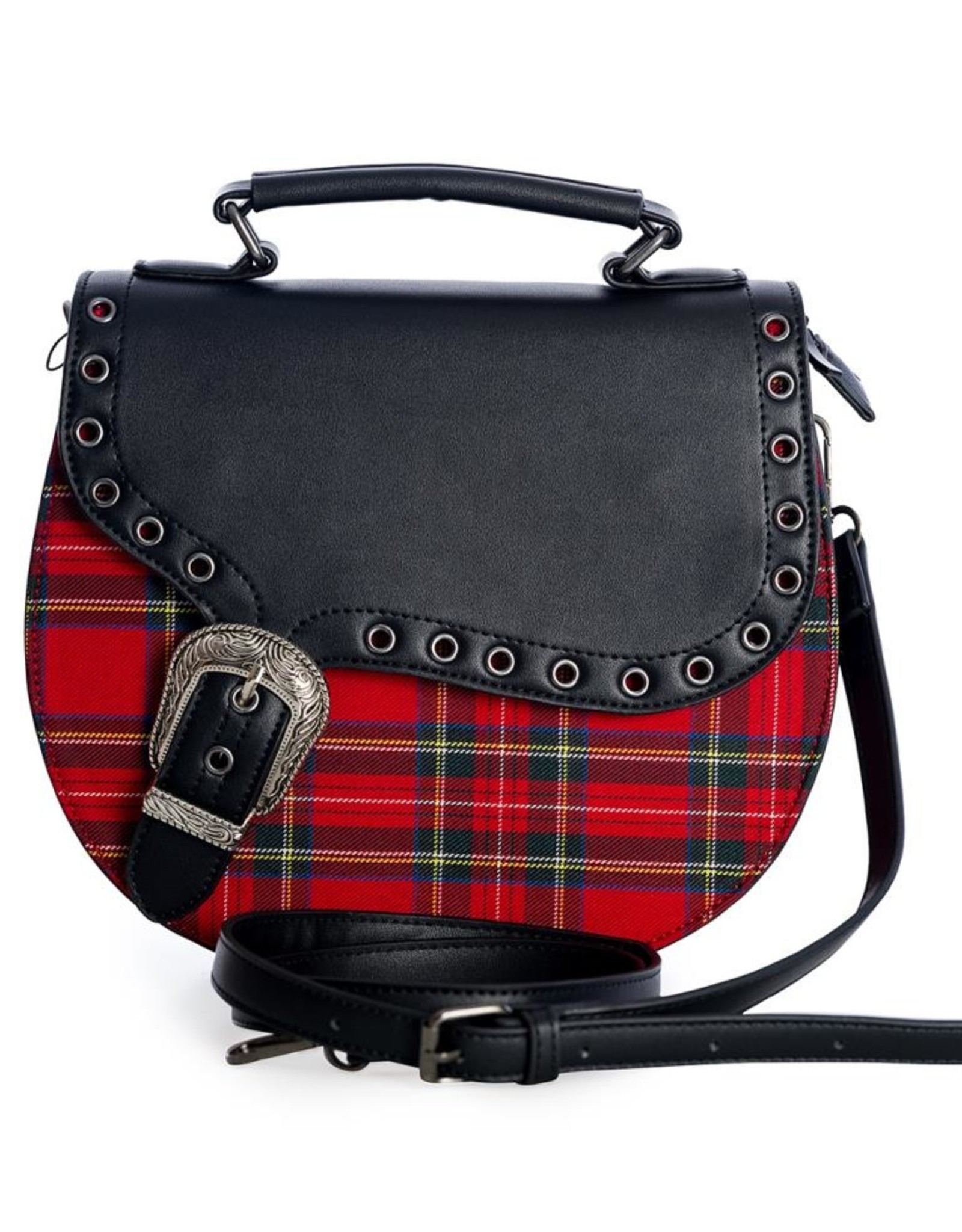 Banned Retro bags  Vintage bags - Banned Coyote Tartan Handbag