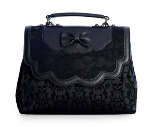 Banned Alternative Scarlet Illusion Victorian Gothic Satchel Bag