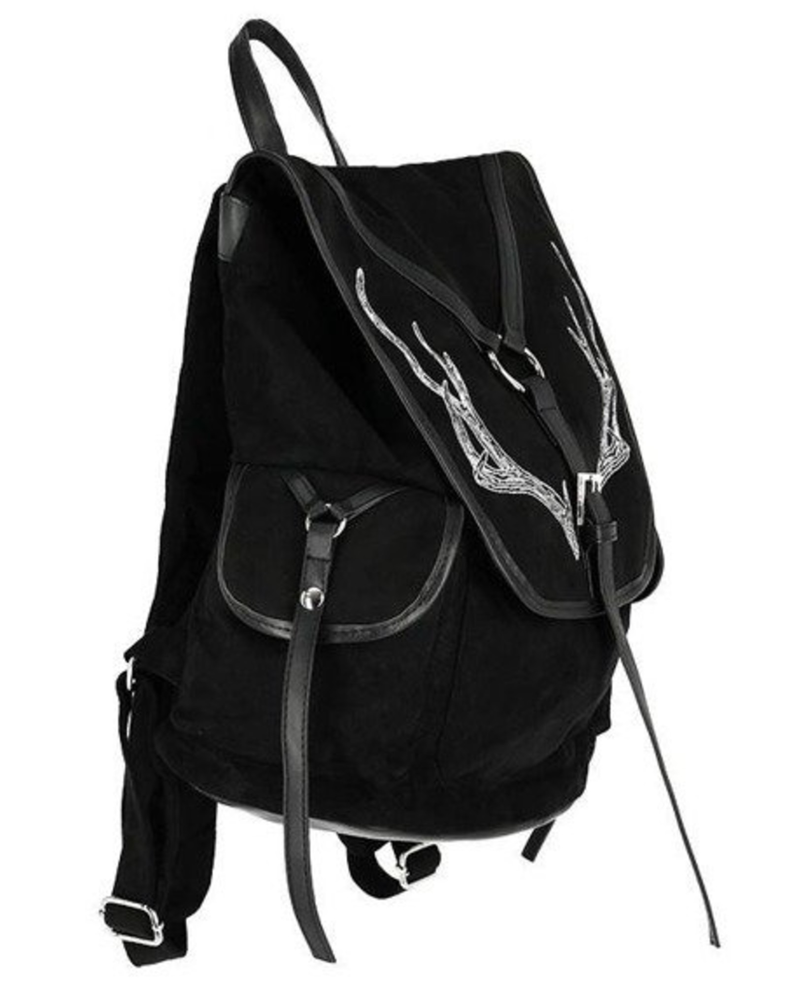 Restyle Gothic bags Steampunk bags -  Restyle Antlers Pagan Backpack with Deer Antlers