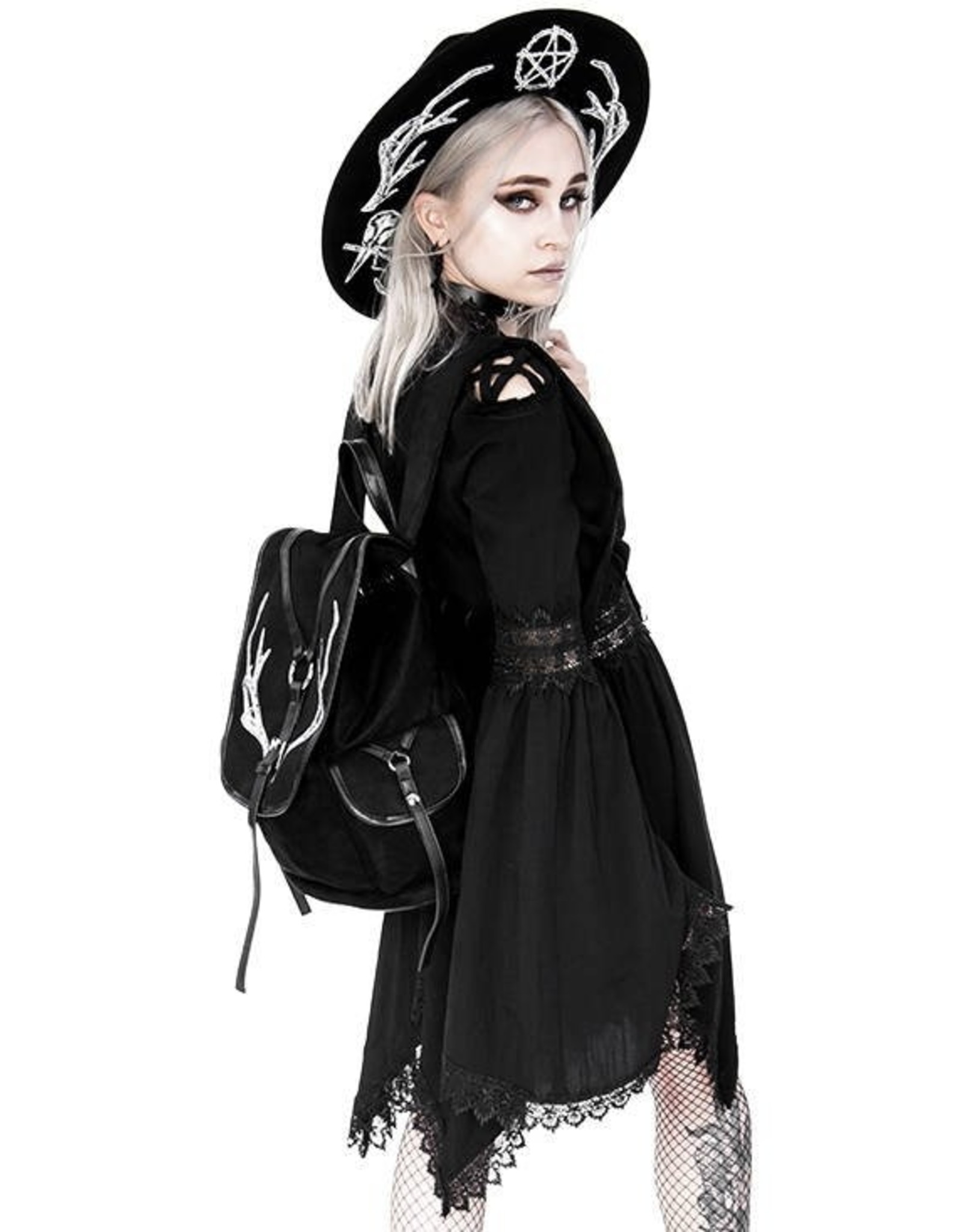 Restyle Gothic bags Steampunk bags -  Restyle Antlers Pagan Backpack with Deer Antlers