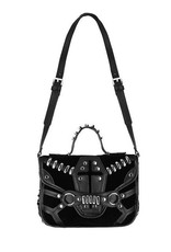 Restyle Gothic bags Steampunk bags - Coffin Purse Gothic Handbag with a Coffin Motif and Metal Elements