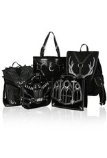 Restyle Gothic bags Steampunk bags - Coffin Purse Gothic Handbag with a Coffin Motif and Metal Elements