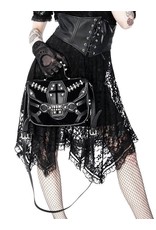 Restyle Gothic bags Steampunk bags - Coffin Purse Gothic Handbag with a Coffin Motif and Metal Elements