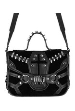 Restyle Gothic bags Steampunk bags - Coffin Purse Gothic Handbag with a Coffin Motif and Metal Elements