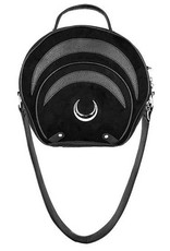 Restyle Gothic bags Steampunk bags - Eclipse Bag Round Purse with a Crescent - Restyle