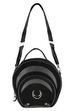 Restyle Gothic bags Steampunk bags - Eclipse Bag Round Purse with a Crescent - Restyle