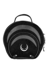 Restyle Gothic bags Steampunk bags - Eclipse Bag Round Purse with a Crescent - Restyle