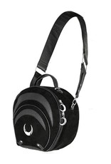 Restyle Gothic bags Steampunk bags - Eclipse Bag Round Purse with a Crescent - Restyle