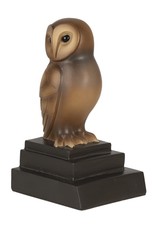 C&E Miscellaneous - Owl Bookends Set of 2, brown