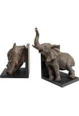 Gifts Amsterdam Miscellaneous - Bookends Elephants Antique Look