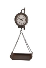 Trukado Miscellaneous - Wall Clock " Scale" Rusty Metal Industrial Look