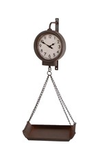 Trukado Miscellaneous - Wall Clock " Scale" Rusty Metal Industrial Look