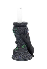 NemesisNow Giftware Figurines Collectables - Midnight Cat Candle Holder 15cm