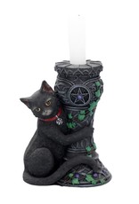 NemesisNow Giftware Figurines Collectables - Midnight Cat Candle Holder 15cm