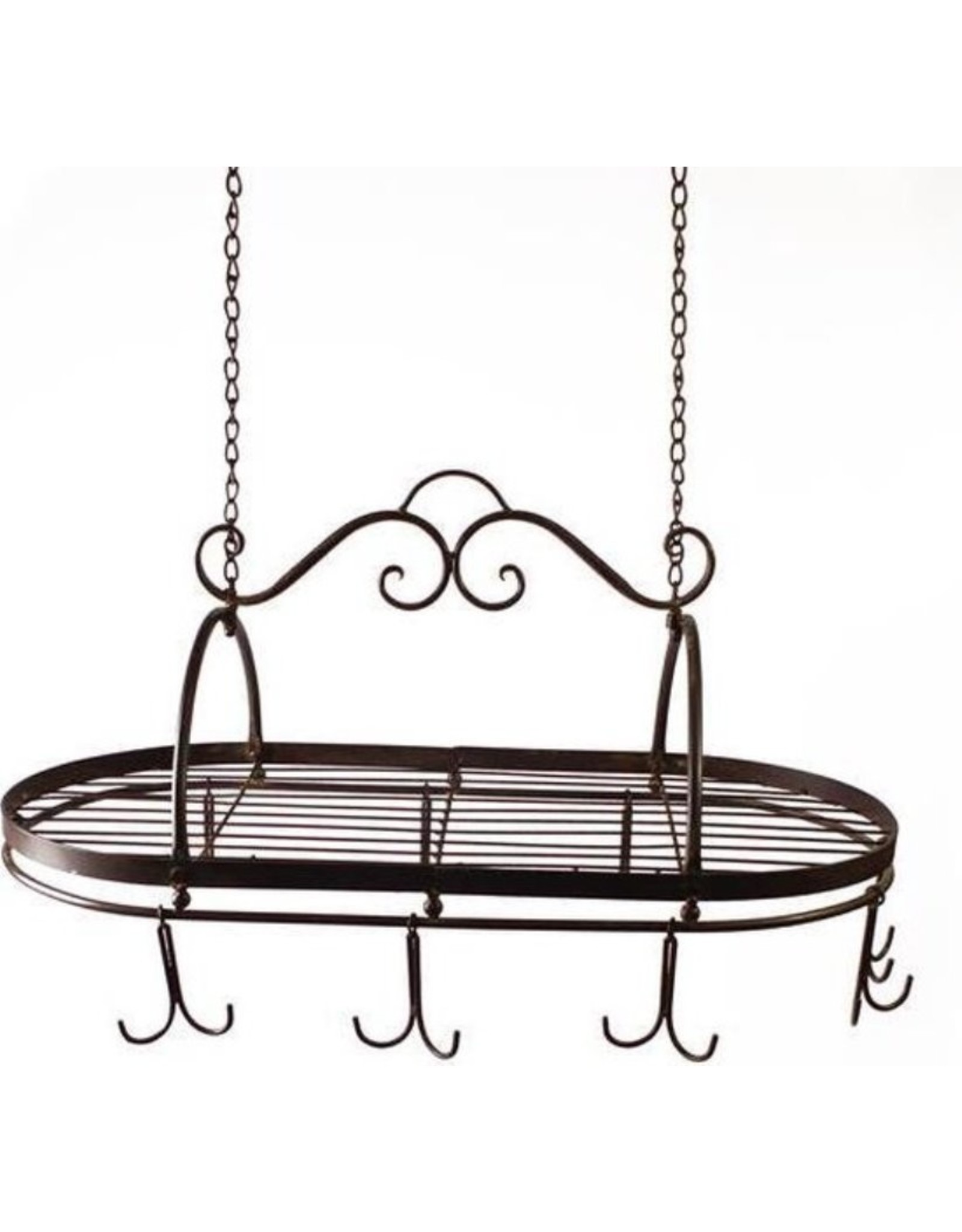 Trukado Miscellaneous - Iron Pot and Pan Rack Herbs Rack Large