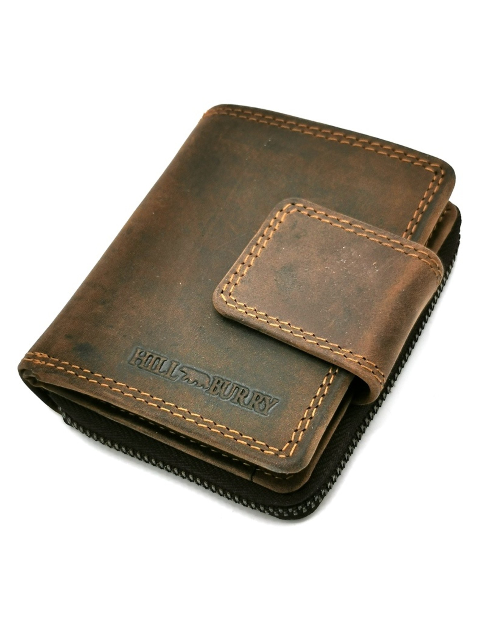 HillBurry Leather Wallets - HillBurry Leather Wallet Unisex Brown