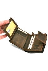 HillBurry Leather Wallets - HillBurry Leather Wallet Unisex Brown