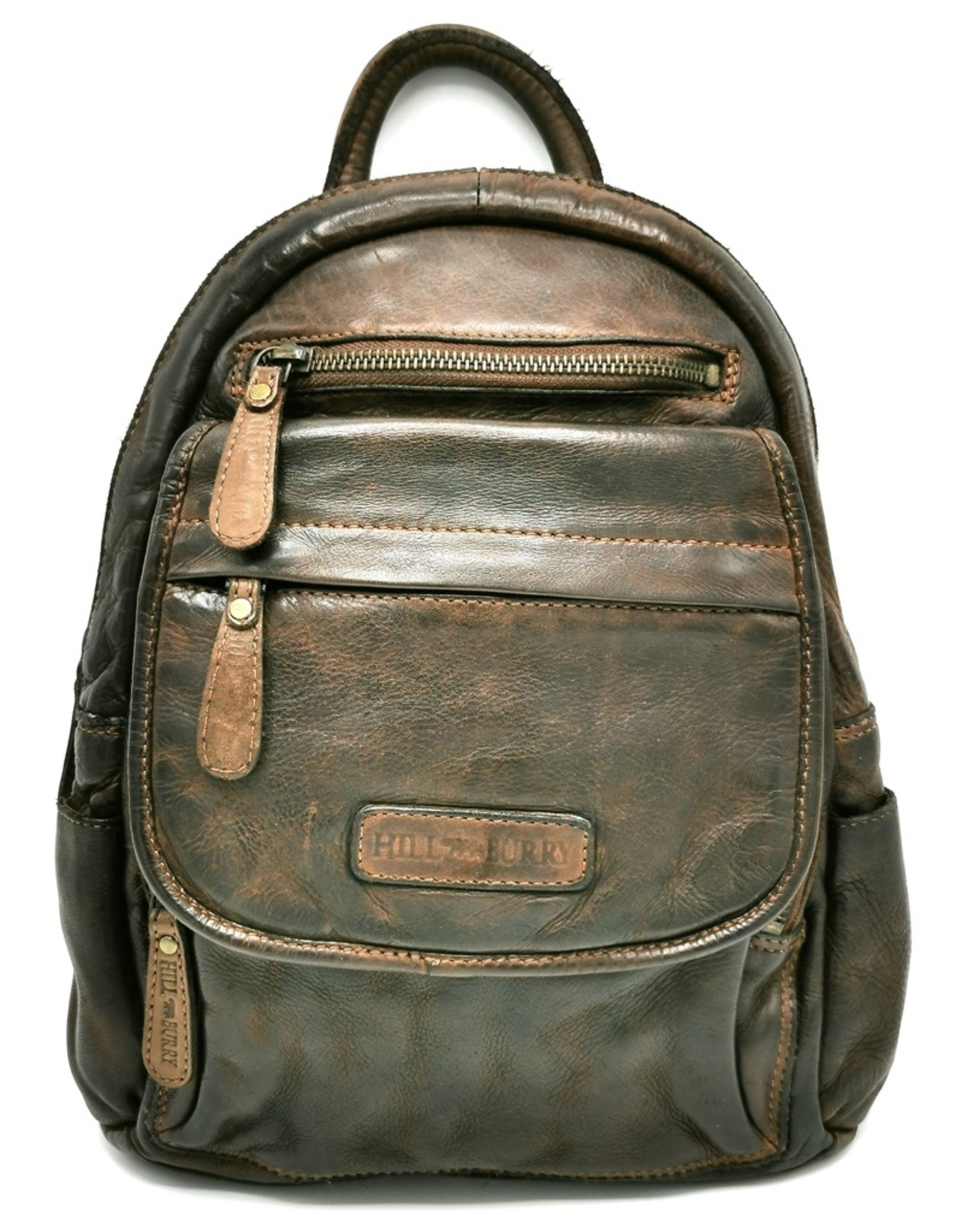 HillBurry Leather bags -  HillBurry backpack Washed Buffalo leather brown