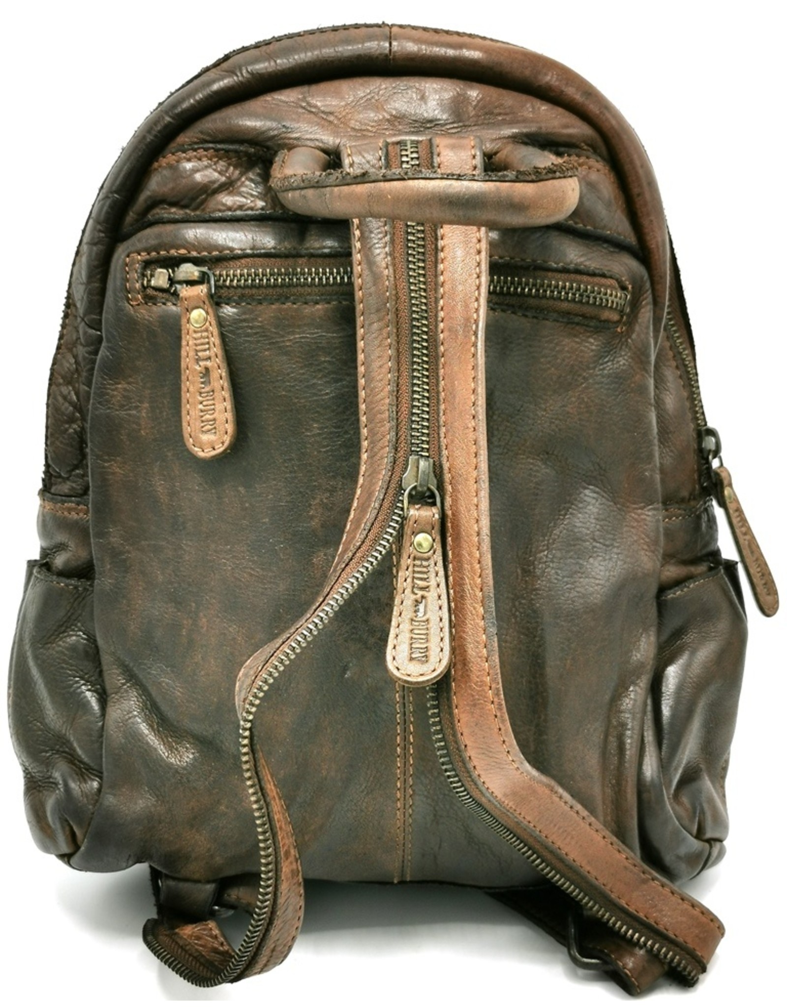 HillBurry Leather bags -  HillBurry backpack Washed Buffalo leather brown