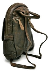 HillBurry Leather bags -  HillBurry backpack Washed Buffalo leather brown