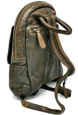 HillBurry Leather bags -  HillBurry backpack Washed Buffalo leather brown