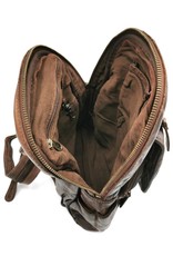 HillBurry Leather bags -  HillBurry backpack Washed Buffalo leather brown