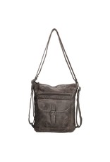 Hide & Stitches Leather backpacks Leather shoppers - Hide & Stitches Paint Rock Backpack - Shoulder bag taupe