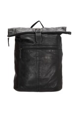 Hide & Stitches Leather backpacks  and leather shoppers - Hide & Stitches Rolltop Backpack 15,6" - 17,3" black