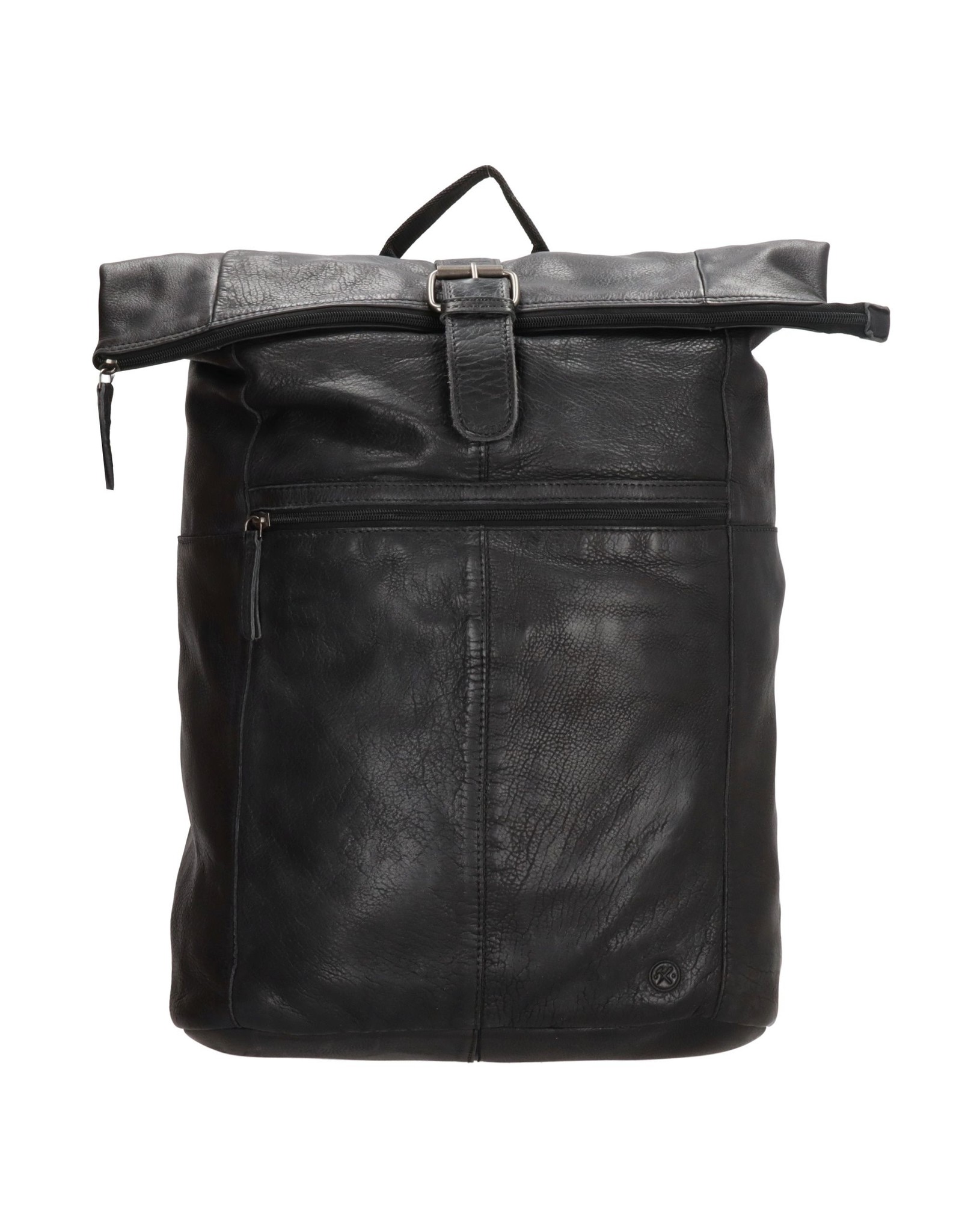 Hide & Stitches Leather backpacks  and leather shoppers - Hide & Stitches Rolltop Backpack 15,6" - 17,3" black