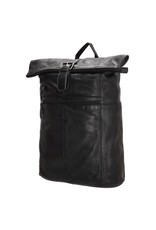 Hide & Stitches Leather backpacks  and leather shoppers - Hide & Stitches Rolltop Backpack 15,6" - 17,3" black