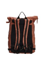 Hide & Stitches Leather backpacks  and leather shoppers - Hide & Stitches Rolltop Backpack 15,6" - 17,3" dark cognac