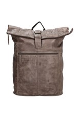 Hide & Stitches Leather backpacks  and leather shoppers - Hide & Stitches Rolltop Backpack 15,6" - 17,3" taupe